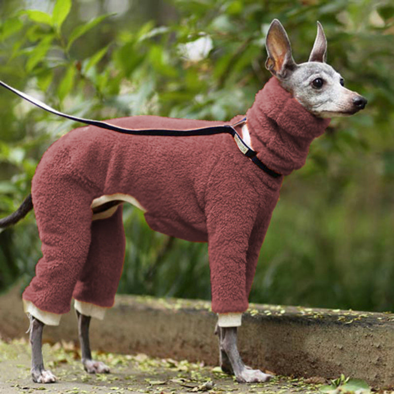 Warm and fashionable dog cotton clothes