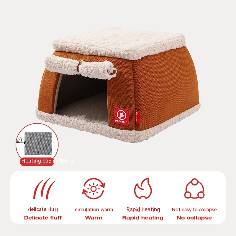 Winter Thermal Electric Heated Pet Dog House