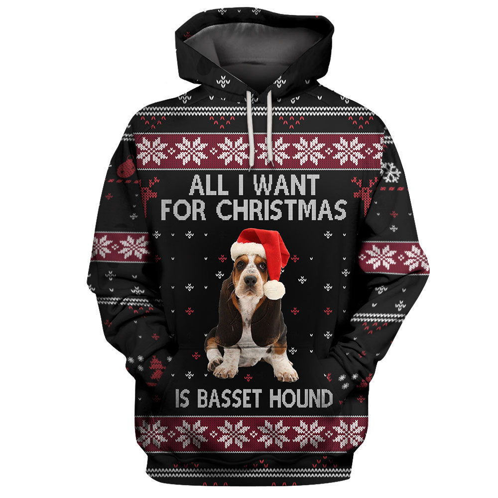 Pitbull, Doberman, Collie, Lab Dachshund, Pug, Bulldog Ugly Christmas Party Men's Sweater