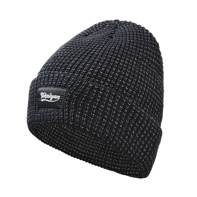 Reflective Beanie Black sold by Poopy and Poops General Pet Store poppyandpoops.ca