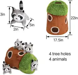 Hide and Seek Dog Toy sold by Poopy and Poops General Pet Store poppyandpoops.ca