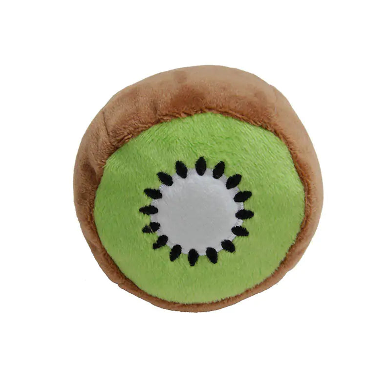 Fruit Plush Dog Toys sold by Poopy and Poops General Pet Store poppyandpoops.ca