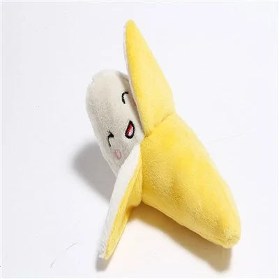 Mushroom Food Plush Squeaking Pet Toy sold by Poopy and Poops General Pet Store poppyandpoops.ca