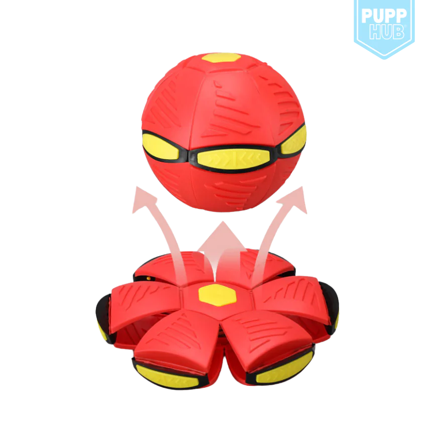 Flippit Interactive Dog Toy Red Without Lights sold by Poopy and Poops General Pet Store poppyandpoops.ca