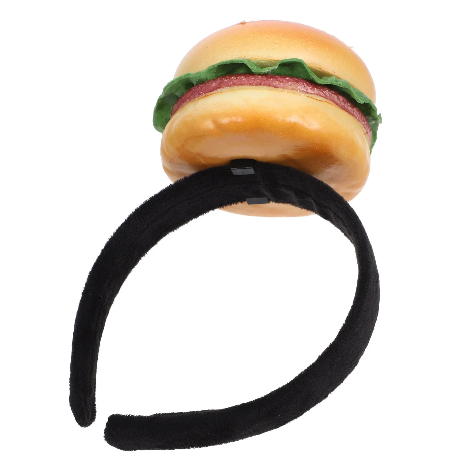 Cartoon Hamburger Headband Costume Headdress Party Costume Photo Prop for Festival Cosplay Headband Decorative Burger Headband Multi sold by Poopy and Poops General Pet Store poppyandpoops.ca