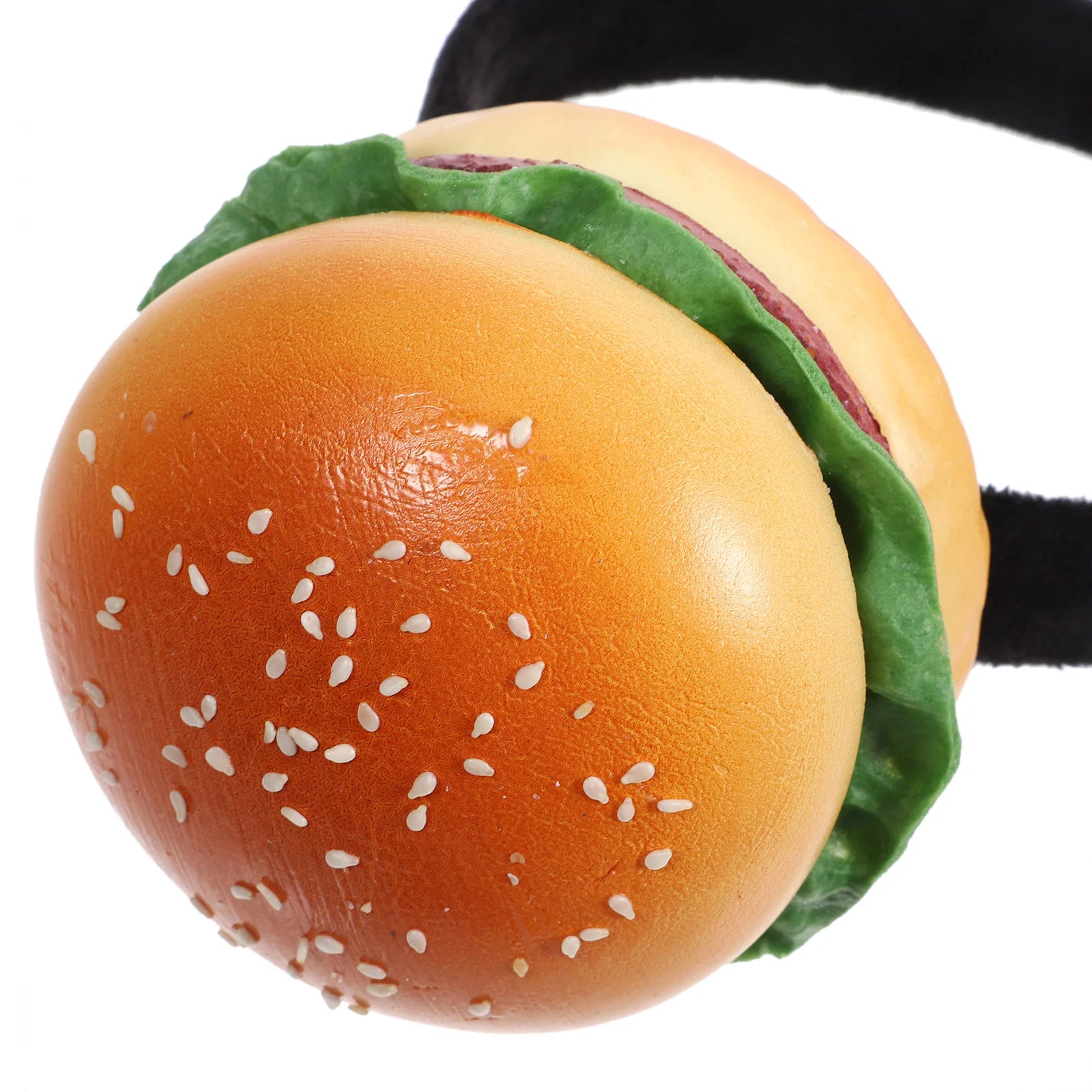 Cartoon Hamburger Headband Costume Headdress Party Costume Photo Prop for Festival Cosplay Headband Decorative Burger Headband sold by Poopy and Poops General Pet Store poppyandpoops.ca