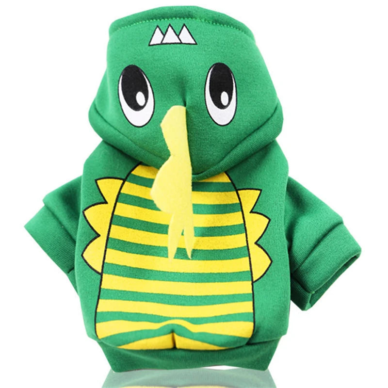 Halloween Dog Costume Hoodie Angel Owl Tiger Green sold by Poopy and Poops General Pet Store poppyandpoops.ca
