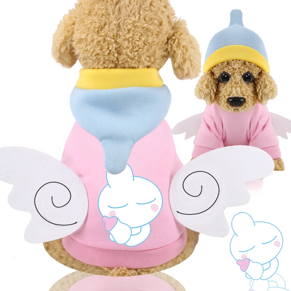Halloween Dog Costume Hoodie Angel Owl Tiger sold by Poopy and Poops General Pet Store poppyandpoops.ca