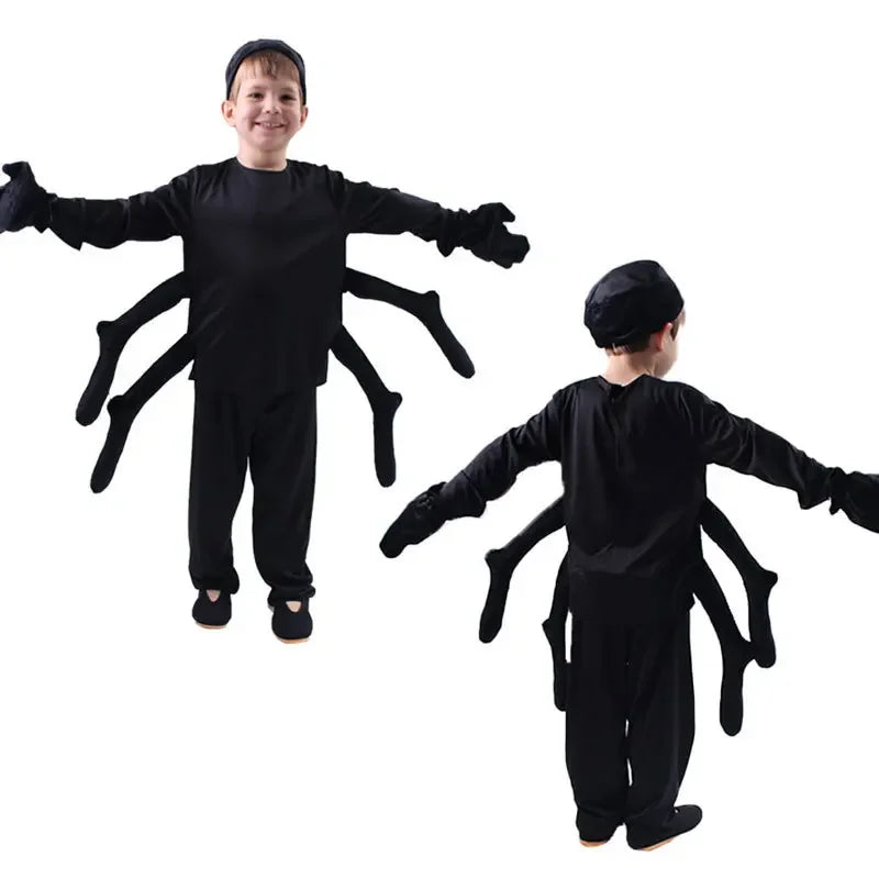 Children Kids Animal Costume Cosplay Dinosaur Tiger Rabbit Dog Lion Lamb Sheep Halloween Animals Costumes Jumpsuit for Boy Girl spider sold by Poopy and Poops General Pet Store poppyandpoops.ca