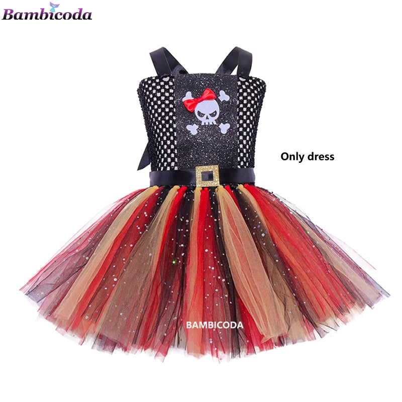 LED Children Pirate Halloween Costumes Girls Kids a1 sold by Poopy and Poops General Pet Store poppyandpoops.ca