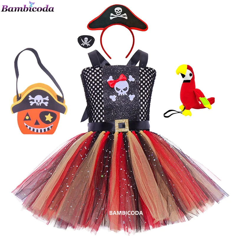 LED Children Pirate Halloween Costumes Girls Kids a2-2 sold by Poopy and Poops General Pet Store poppyandpoops.ca