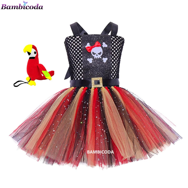 LED Children Pirate Halloween Costumes Girls Kids a1-2 sold by Poopy and Poops General Pet Store poppyandpoops.ca