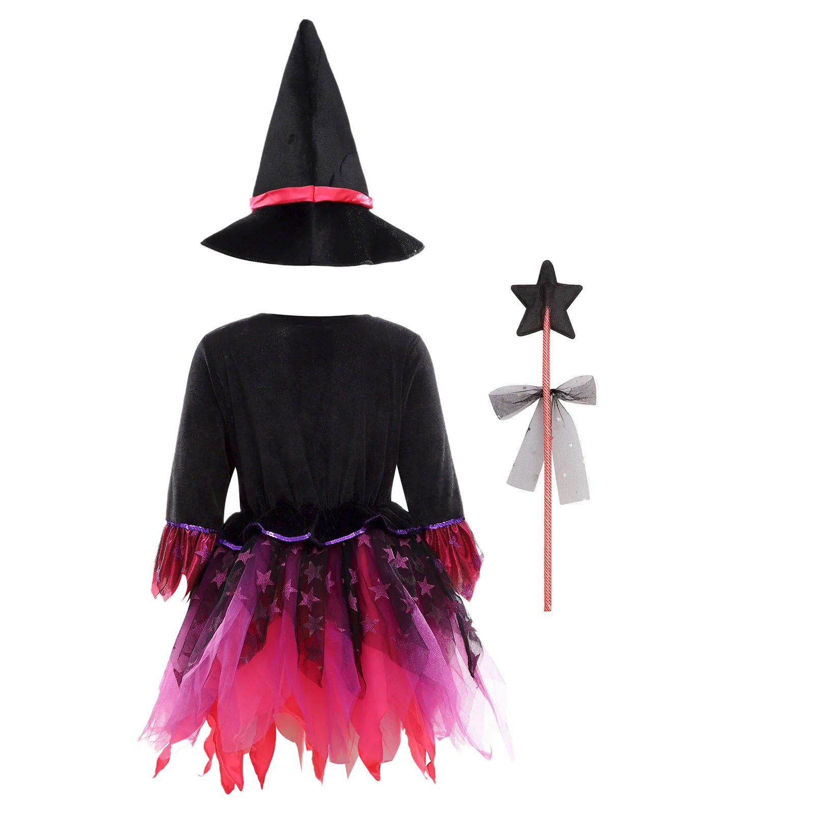 LED Girls Fairytale Wizard Witch Light Up Dress Halloween Costume sold by Poopy and Poops General Pet Store poppyandpoops.ca