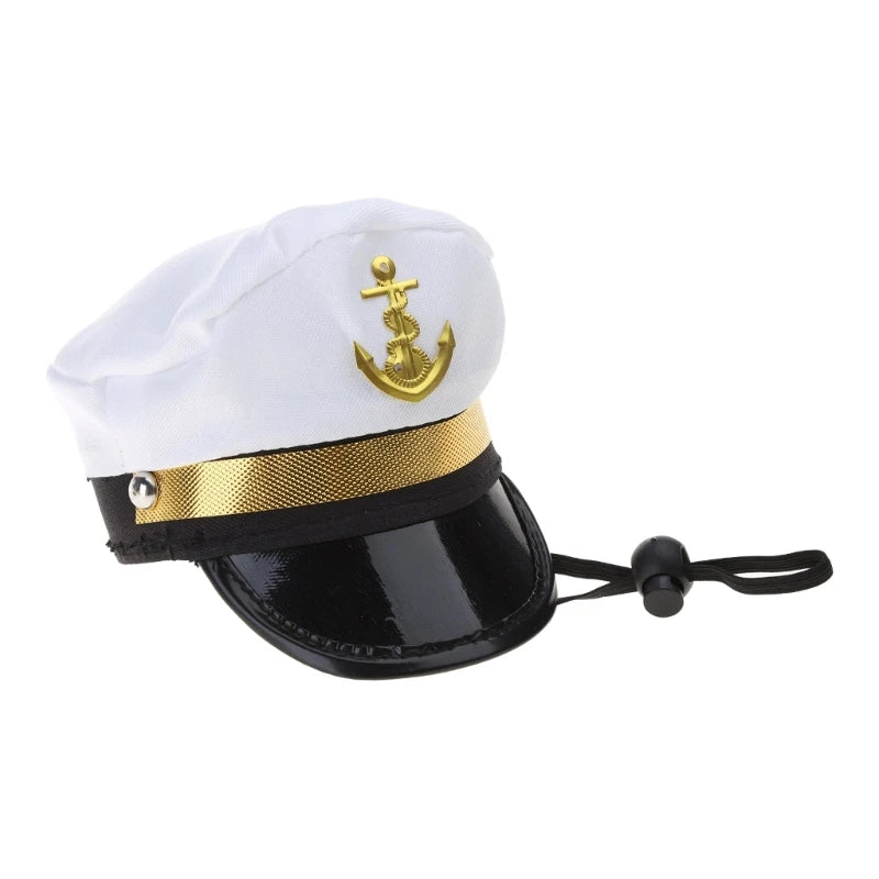 Pet Hat Captain Pirate Marine Hat for Dogs sold by Poopy and Poops General Pet Store poppyandpoops.ca