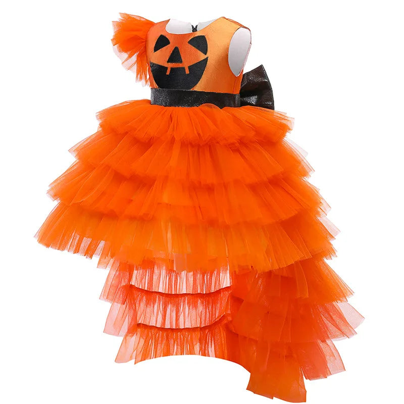 Halloween Costumes for Kids Children Pumpkin Dresses Set sold by Poopy and Poops General Pet Store poppyandpoops.ca