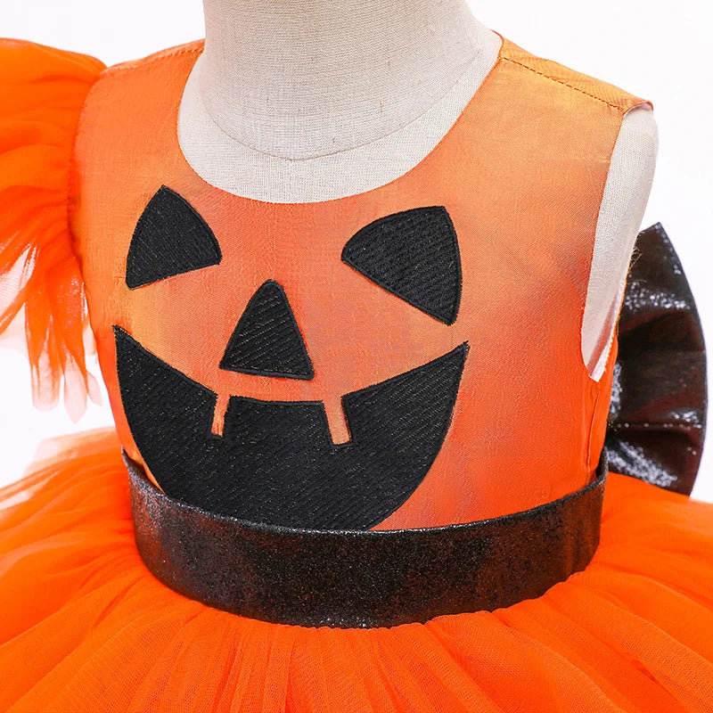 Halloween Costumes for Kids Children Pumpkin Dresses Set sold by Poopy and Poops General Pet Store poppyandpoops.ca