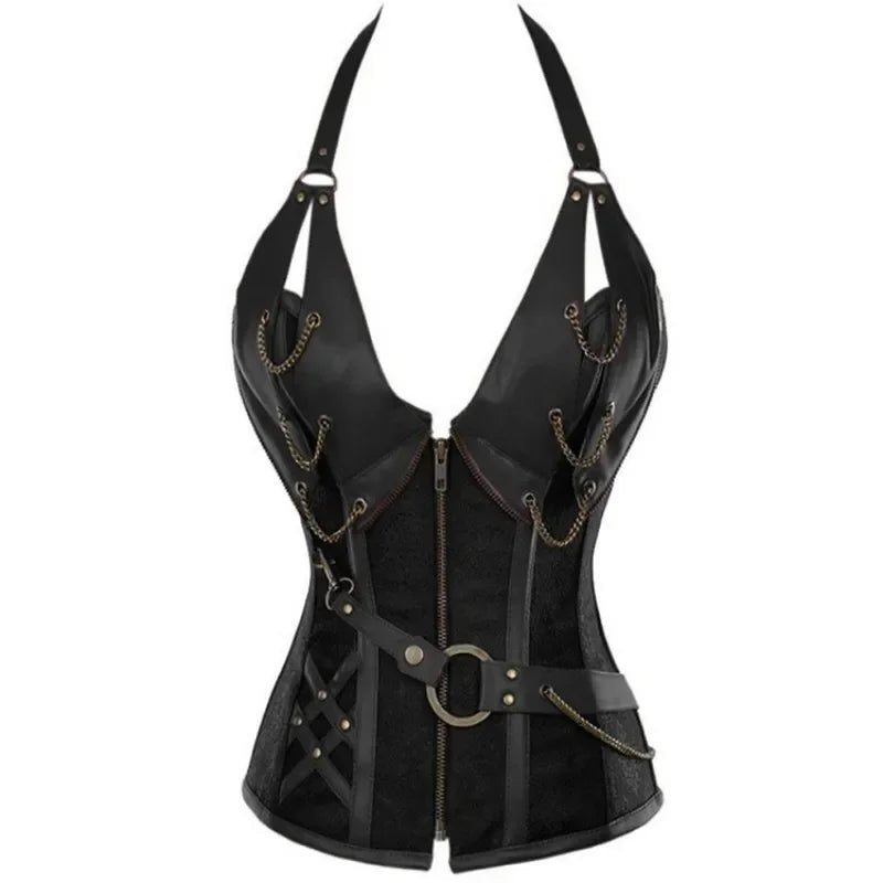 Women Medieval Steampunk Pirate Corset Halloween Costume sold by Poopy and Poops General Pet Store poppyandpoops.ca
