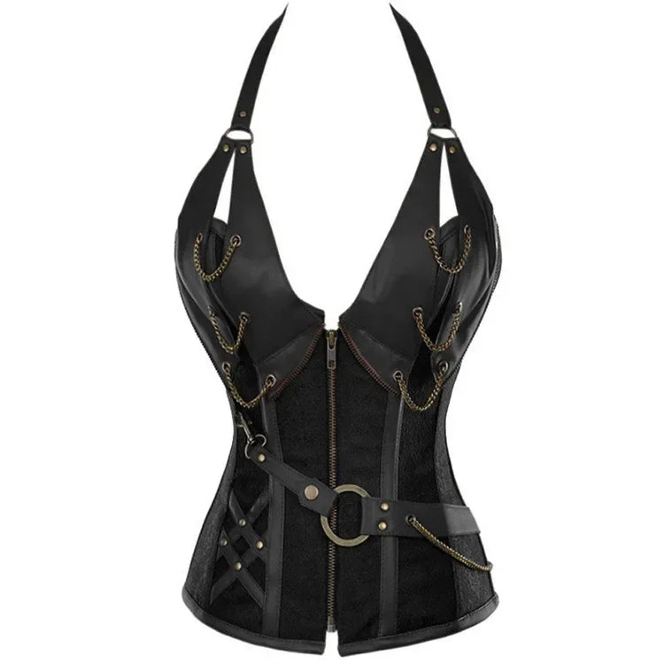Women Medieval Steampunk Pirate Corset Halloween Costume 2 sold by Poopy and Poops General Pet Store poppyandpoops.ca
