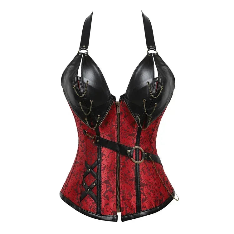 Women Medieval Steampunk Pirate Corset Halloween Costume 3 sold by Poopy and Poops General Pet Store poppyandpoops.ca