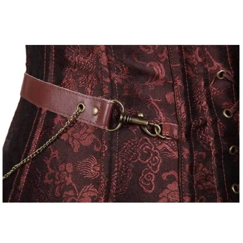 Women Medieval Steampunk Pirate Corset Halloween Costume sold by Poopy and Poops General Pet Store poppyandpoops.ca