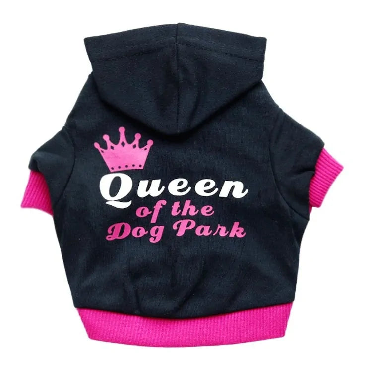 Security Dog Clothes Small Dog Hoodie Coat Queen Medium sold by Poopy and Poops General Pet Store poppyandpoops.ca