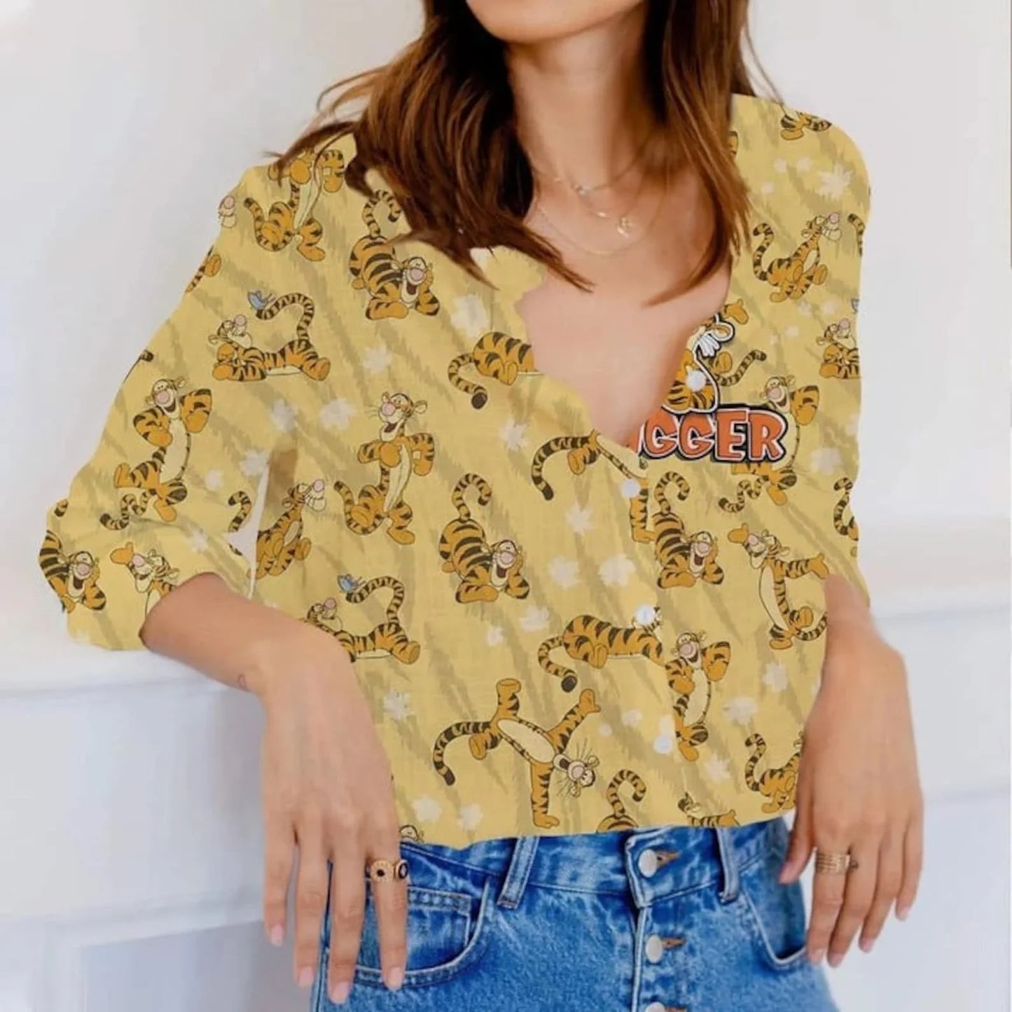 Tiger Women's Shirt PURPLE sold by Poopy and Poops General Pet Store poppyandpoops.ca