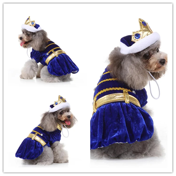 Dogs Cats Cosplay Funny Costumes Santa Claus Styling Holiday Deadly Dolls Party Holiday Christmas Pet Cat Clothes Halloween SDZ99 sold by Poopy and Poops General Pet Store poppyandpoops.ca