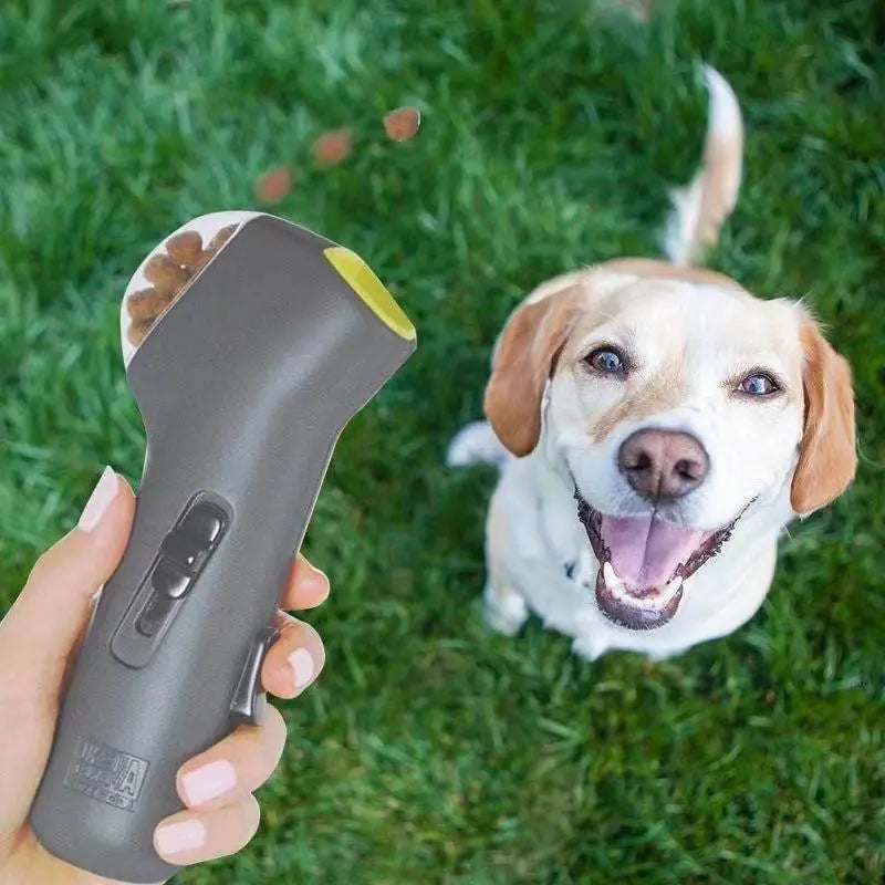 Dog Training Snack Launcher sold by Poopy and Poops General Pet Store poppyandpoops.ca