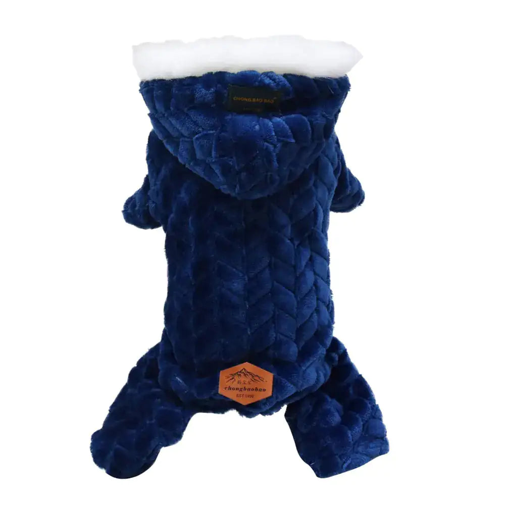 Winter Pet Dog Clothes Blue Large sold by Poopy and Poops General Pet Store poppyandpoops.ca