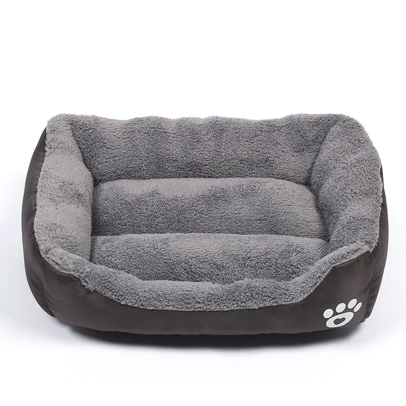 Multi-Color Soft PP Cotton Pet Dog Sofa Bed Black sold by Poopy and Poops General Pet Store poppyandpoops.ca