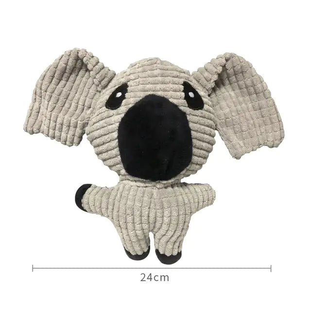 Animal Squeaky Plush Pet Dog Toys Koala sold by Poopy and Poops General Pet Store poppyandpoops.ca