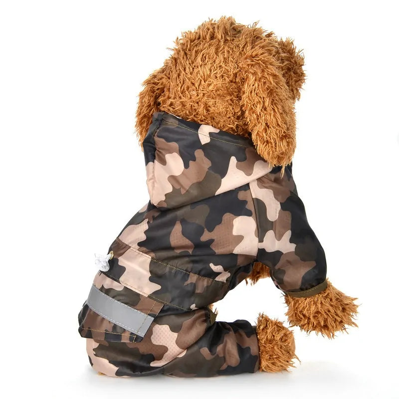 Durable Waterproof Dog Raincoat sold by Poopy and Poops General Pet Store poppyandpoops.ca