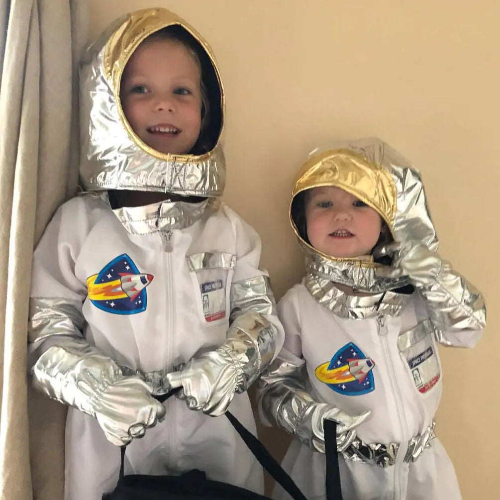 Matching Kids Astronaut Halloween Costume Set sold by Poopy and Poops General Pet Store poppyandpoops.ca