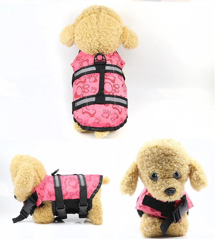 Dog Life Jacket Safety Vest sold by Poopy and Poops General Pet Store poppyandpoops.ca