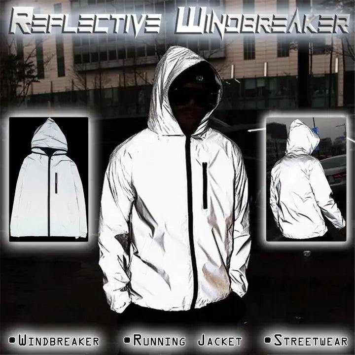 FashionFad Reflective Windbreaker sold by Poopy and Poops General Pet Store poppyandpoops.ca