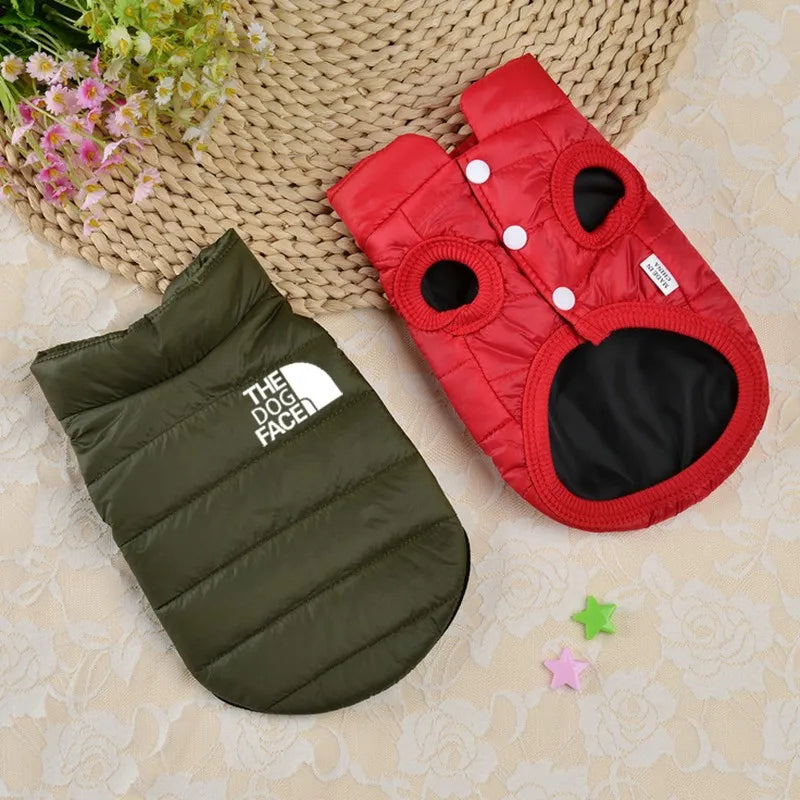 Double Sided Dog Coat Winter Warm sold by Poopy and Poops General Pet Store poppyandpoops.ca