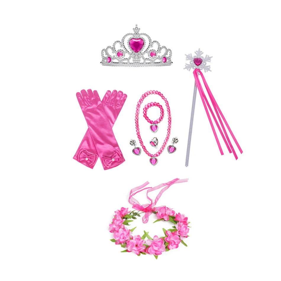 Girls Pastel Dresses with LED Lights Kids Birthday Party Glowing Dress Children Mermaid Costumes Baby Girl Rainbow Unicorn Tutu Only Accessories sold by Poopy and Poops General Pet Store poppyandpoops.ca