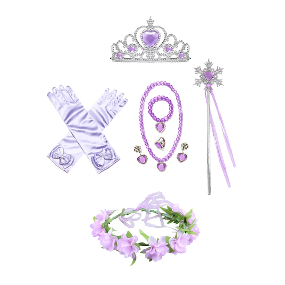 Girls Pastel Dresses with LED Lights Kids Birthday Party Glowing Dress Children Mermaid Costumes Baby Girl Rainbow Unicorn Tutu Only Accessories sold by Poopy and Poops General Pet Store poppyandpoops.ca