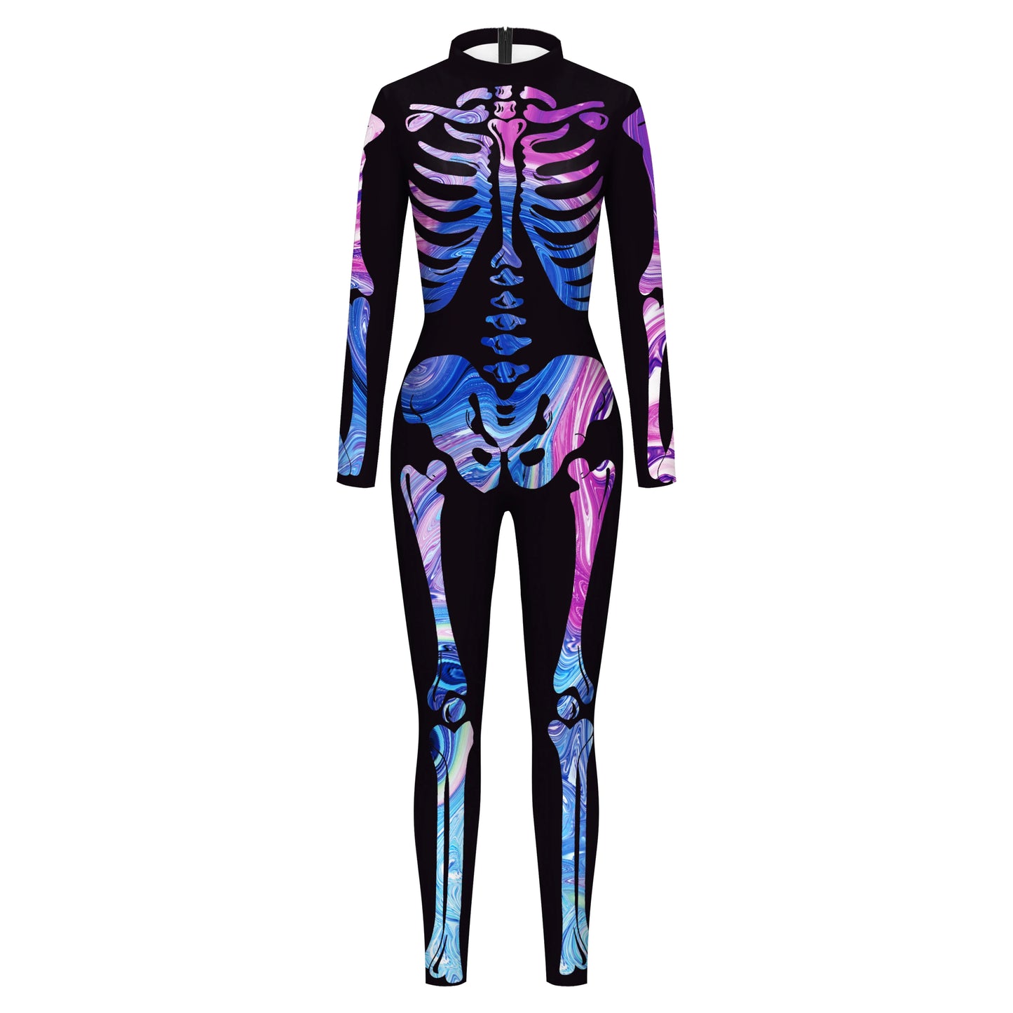 Women's Halloween Colorful Skeleton Human Costume 354 sold by Poopy and Poops General Pet Store poppyandpoops.ca
