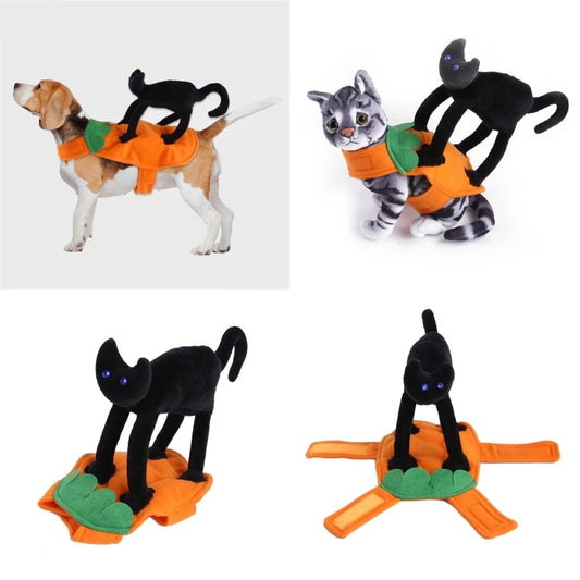 Halloween Costume for Pets, Black Cat Costume, Cosplay Clothes, Novelty sold by Poopy and Poops General Pet Store poppyandpoops.ca