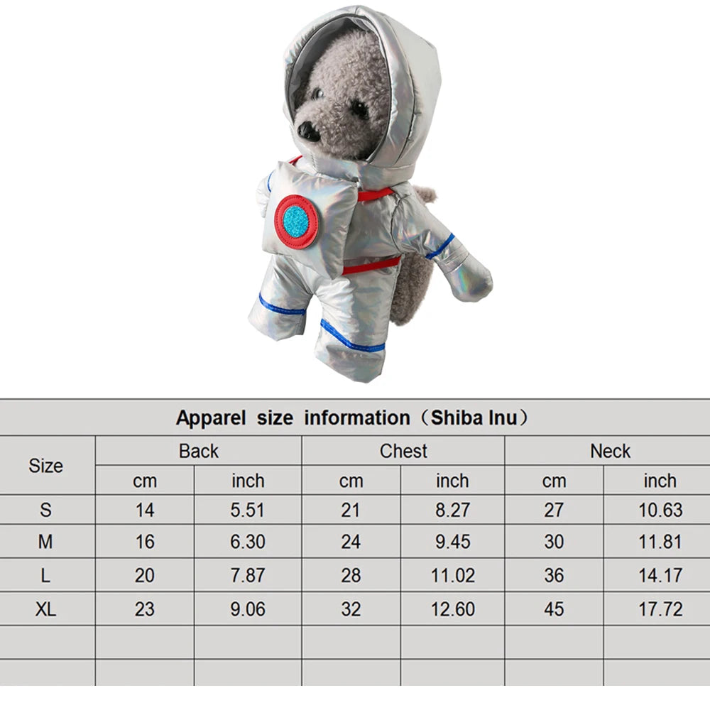Matching Pet Dog Astronaut, Pumpkin, Bat, Cowboy, Lobster, Jocker, Chucky, Snowman Halloween Costume Astronaut sold by Poopy and Poops General Pet Store poppyandpoops.ca
