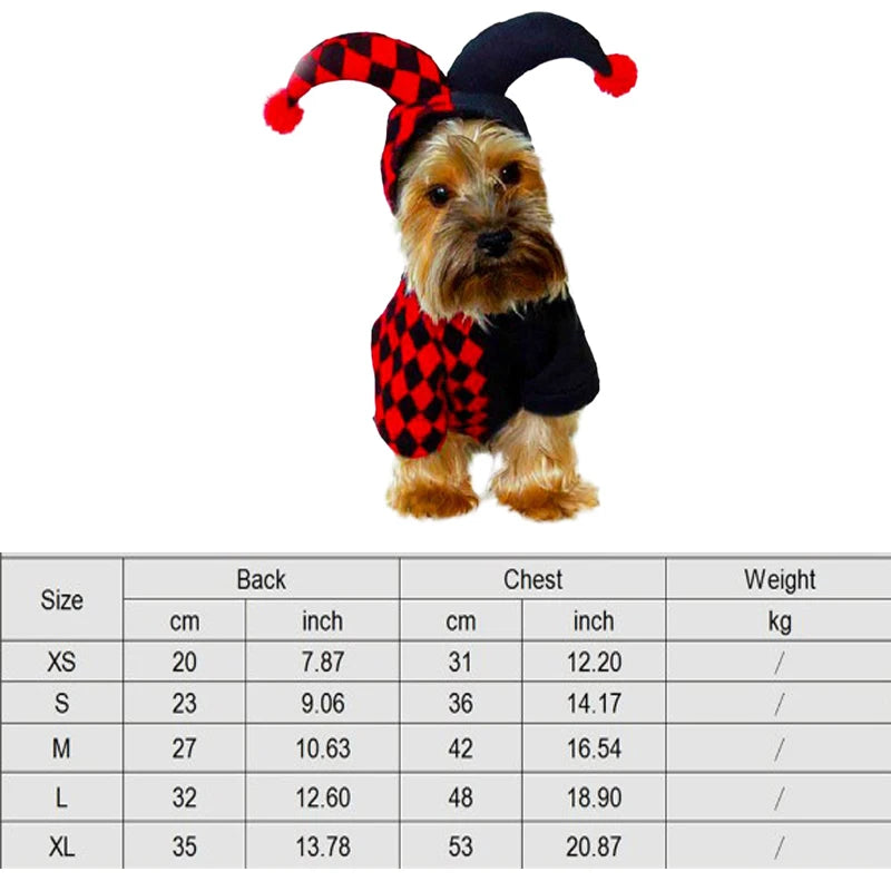 Matching Pet Dog Astronaut, Pumpkin, Bat, Cowboy, Lobster, Jocker, Chucky, Snowman Halloween Costume Jocker sold by Poopy and Poops General Pet Store poppyandpoops.ca