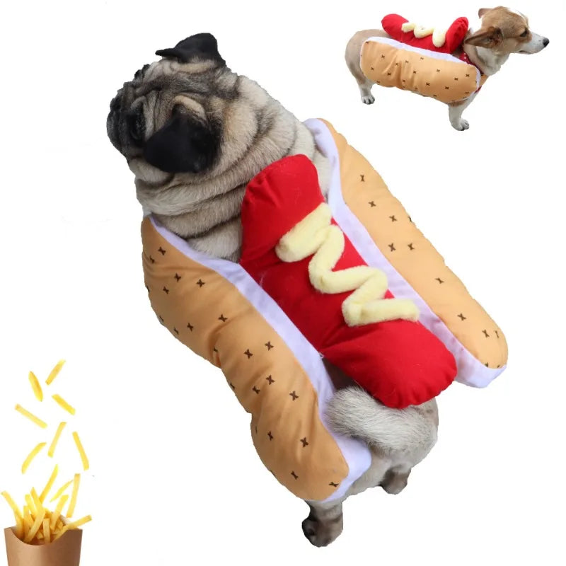 Halloween Dog Costumes Puppy Pet Clothes Funny Hot Dog Dressing Up Jacket Coats for Small Medium Dogs Cats Pet Products sold by Poopy and Poops General Pet Store poppyandpoops.ca