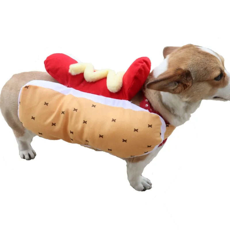 Halloween Dog Costumes Puppy Pet Clothes Funny Hot Dog Dressing Up Jacket Coats for Small Medium Dogs Cats Pet Products sold by Poopy and Poops General Pet Store poppyandpoops.ca