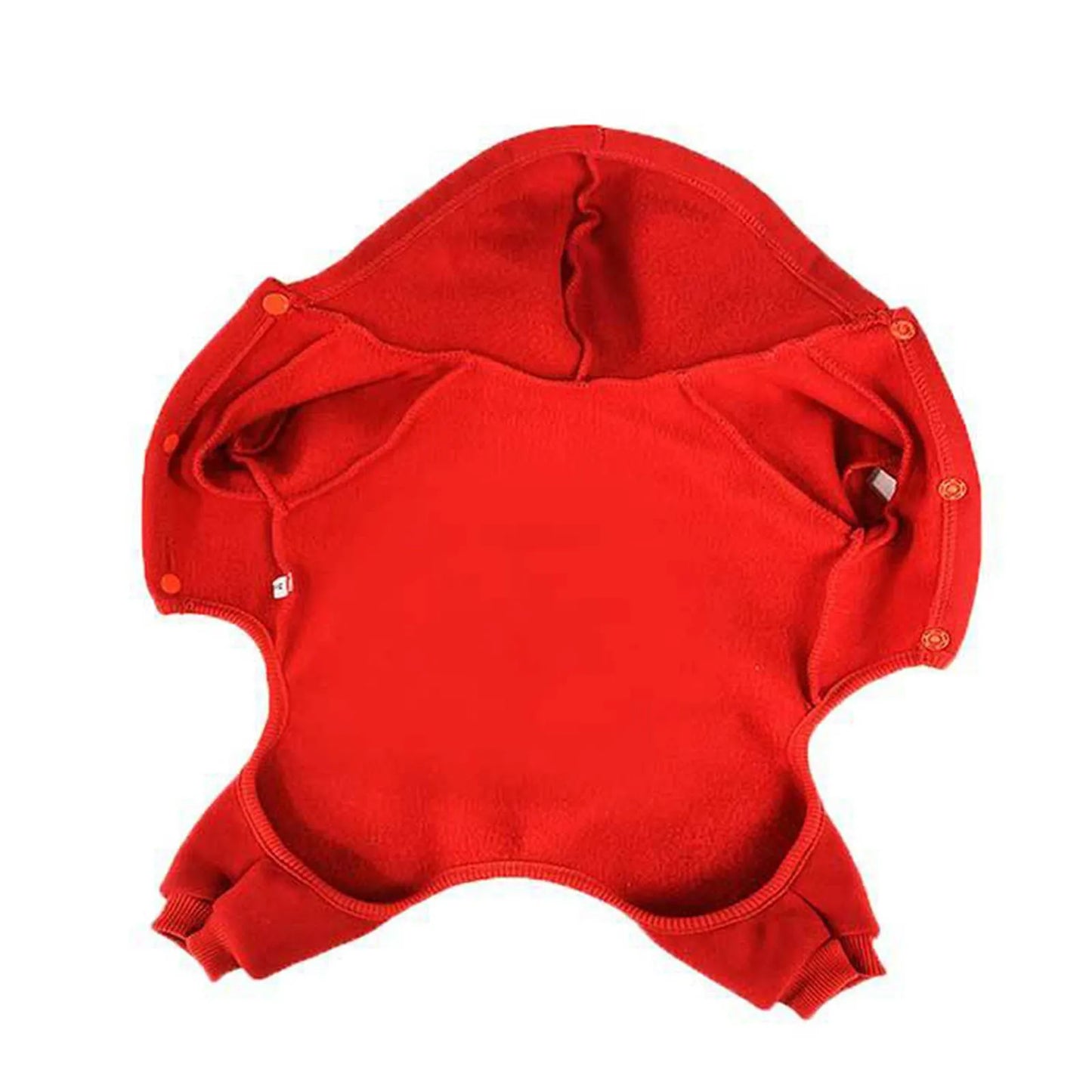 Glow In The Dark Red Or Black Skeleton Dog Hooded Onesie Halloween Costume sold by Poopy and Poops General Pet Store poppyandpoops.ca
