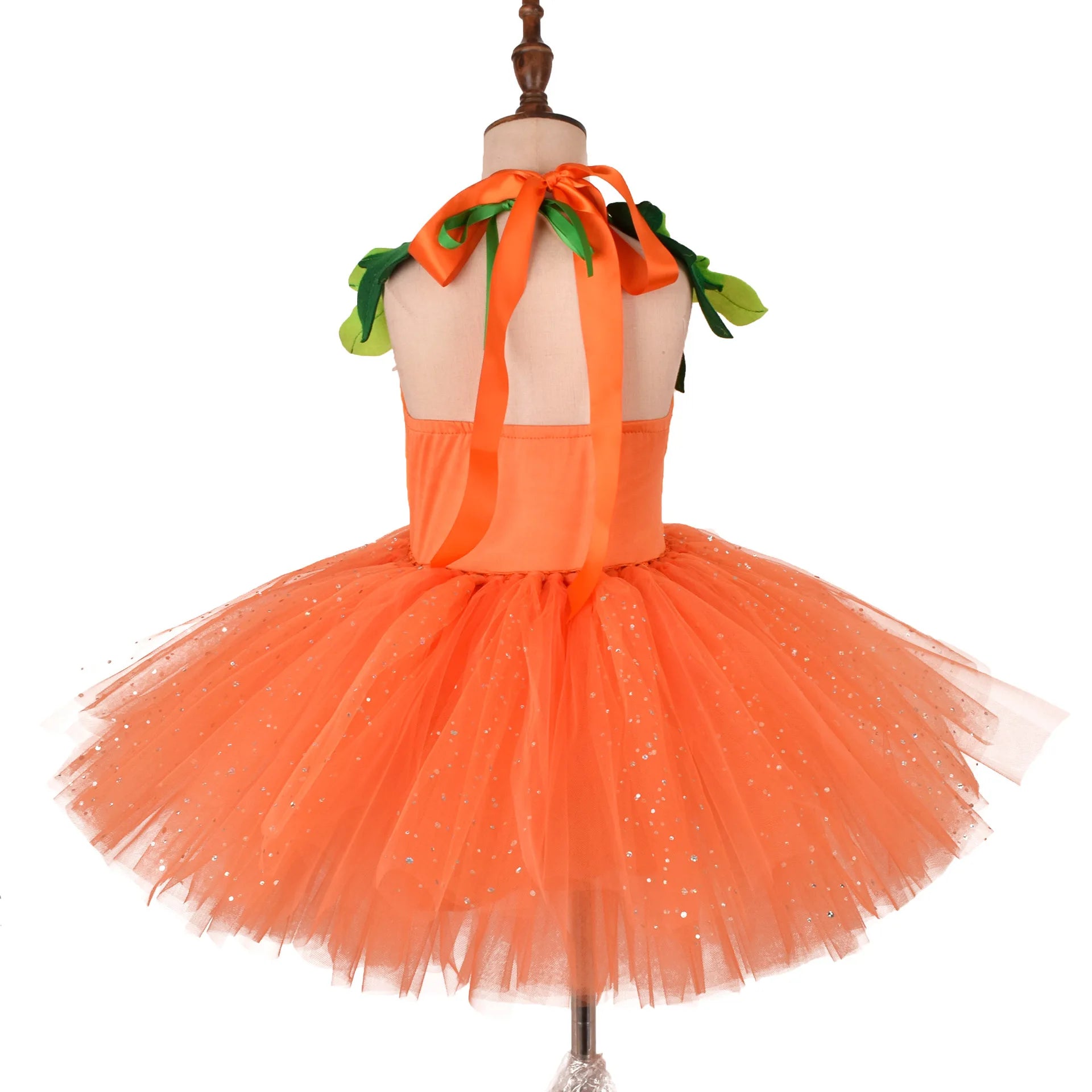 Matching Halloween Pumpkin Girl Tutu Dress sold by Poopy and Poops General Pet Store poppyandpoops.ca
