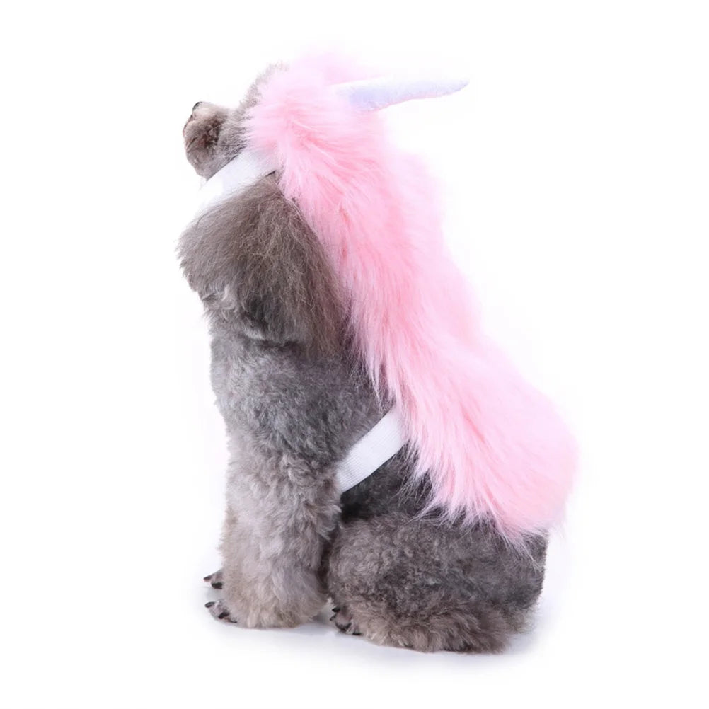 Halloween Unicorn Pet Costume Adorable Dog Clothing Pet Supplies Size S Pink S sold by Poopy and Poops General Pet Store poppyandpoops.ca