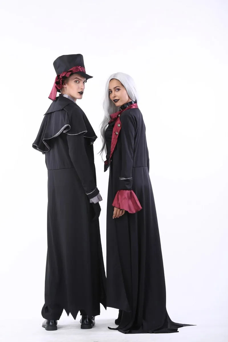 Halloween Vampire Matching Couple Costumes Men's and Women's sold by Poopy and Poops General Pet Store poppyandpoops.ca