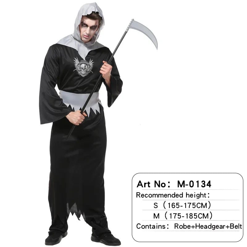Teens Adult Men's Boy's S-M Devil Vampire Halloween Costume M-0134 sold by Poopy and Poops General Pet Store poppyandpoops.ca