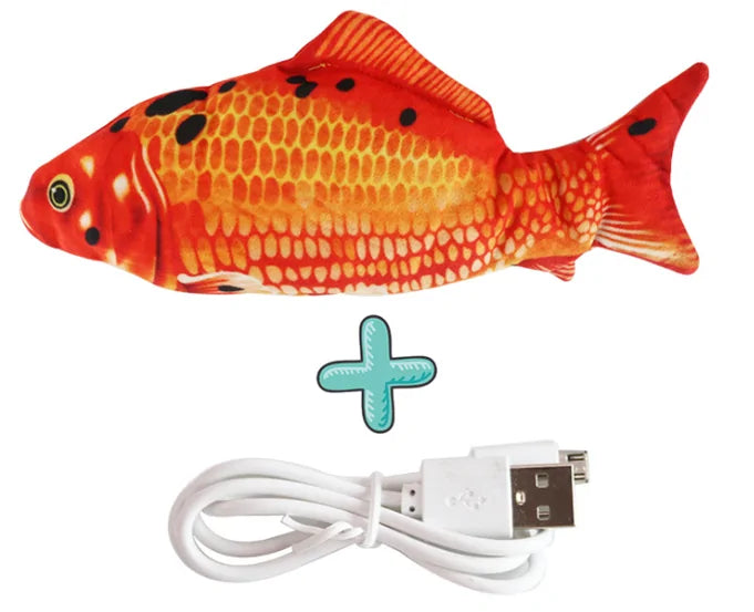 Electronic Flapping Fish Pet Cat-Dog Toy Goldy 2 30Cm sold by Poopy and Poops General Pet Store poppyandpoops.ca